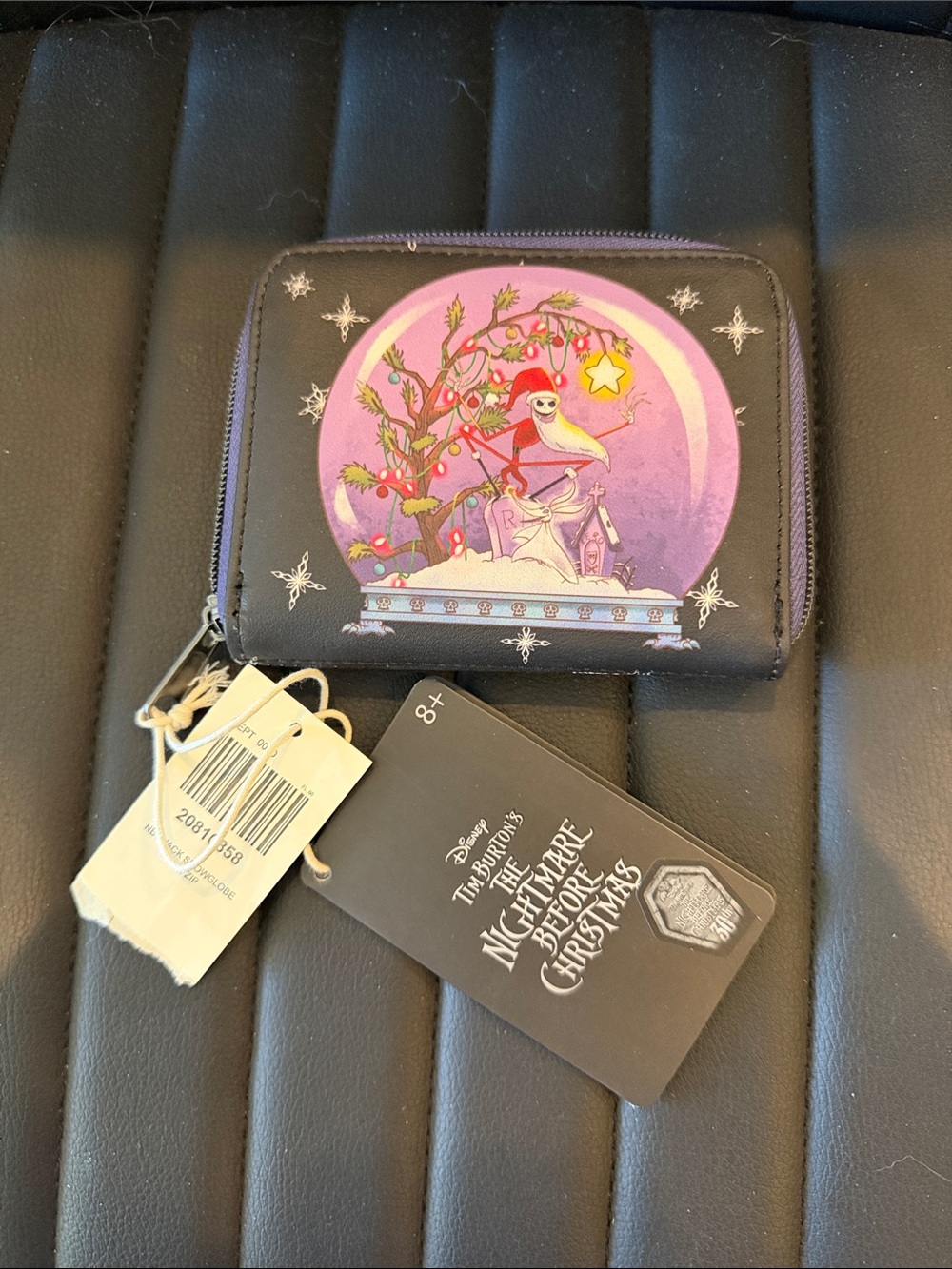NWT Loungefly Disney Nightmare Before Christmas Jack Snow Globe Wallet